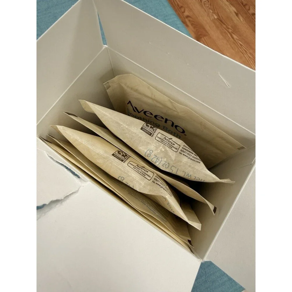 Aveeno Fragrance Free Soothing Bath Treatment Packets 14 Packets Oatmeal